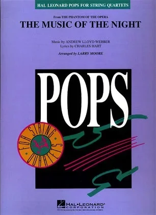 Lloyd-Webber: The Music of the Night from Phantom of the Opera – Pops for String Quartet (score and parts)