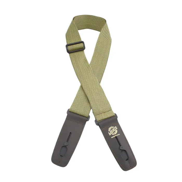 Lock-It Straps Designer Series 2″ Guitar Strap With Locking Ends – Tweed