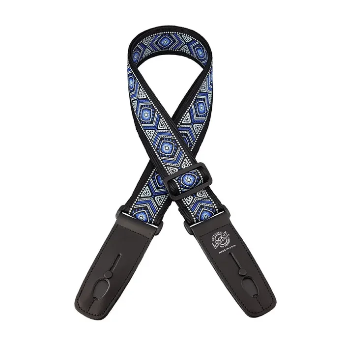 Lock-It Straps Retro Vintage Series Jacquard Strap With Locking Ends – Mariner