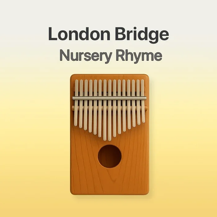 London Bridge is Falling Down – 17 Note Kalimba tab