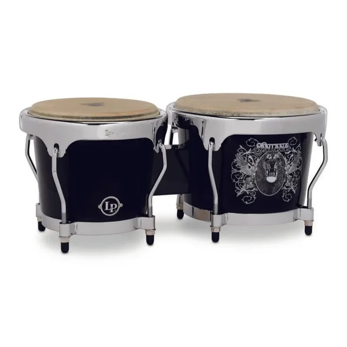 LP Aspire Bongo Set Santana IV Art w/Chrome Hw