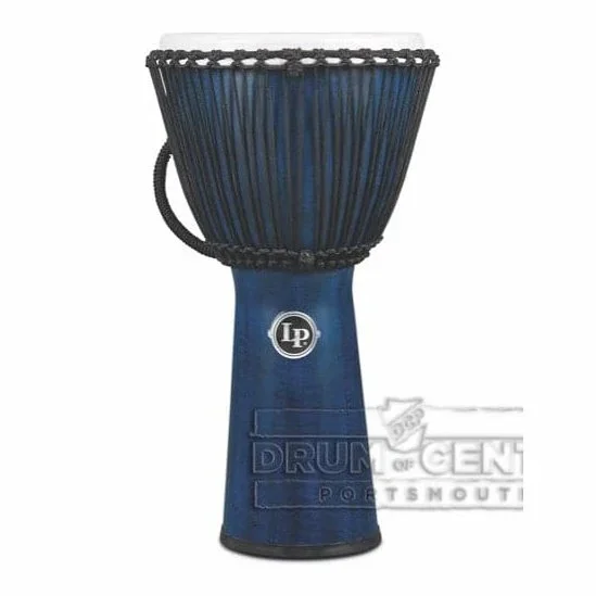 LP Ethnic Drums : Rope Djembe 12.5insyn Shell, Syn Hd, Blu