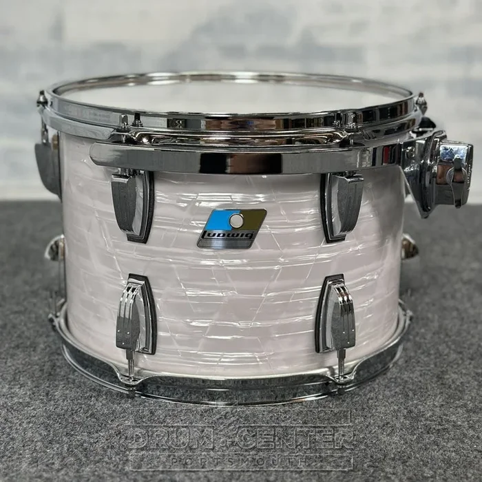 Ludwig Classic Maple “Super 70s” Tom 13×9 70s White Marine Pearl w/Vibraband – DCP Exclusive!
