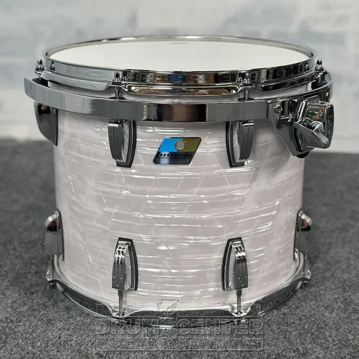 Ludwig Classic Maple “Super 70s” Tom 14×12 70s White Marine Pearl w/Vibraband – DCP Exclusive!