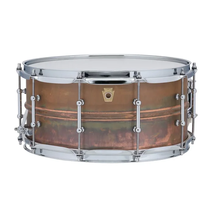 Ludwig Copper Phonic Snare Drum – 14″x6.5″ – Tube Lugs