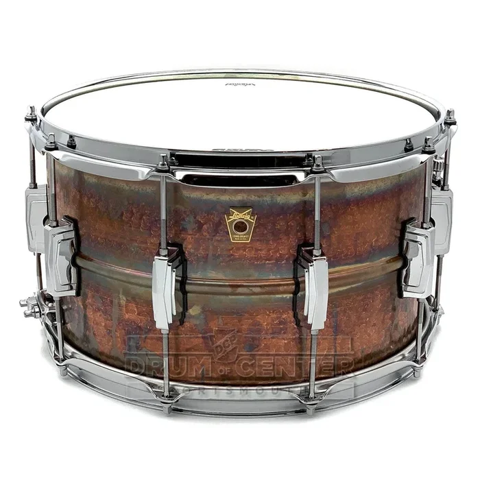 Ludwig LB508KR Supraphonic Raw Bronze Snare Drum 14×8 Hammered