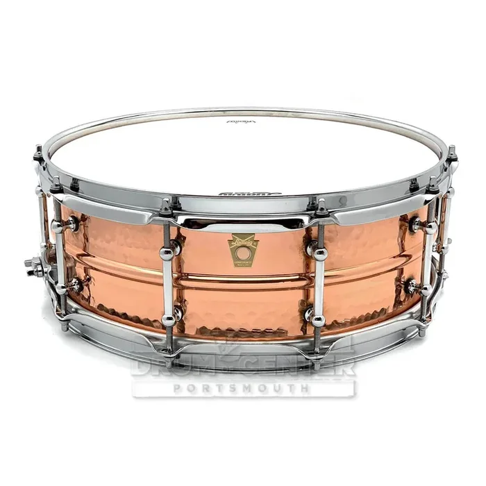Ludwig LC660KT Copper Phonic Snare Drum 14×5 Hammered w/Tube Lugs