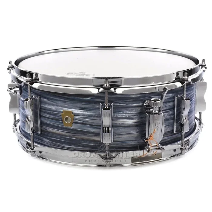 Ludwig Legacy Mahogany Jazz Fest Snare Drum 14×5.5 Vintage Blue Oyster