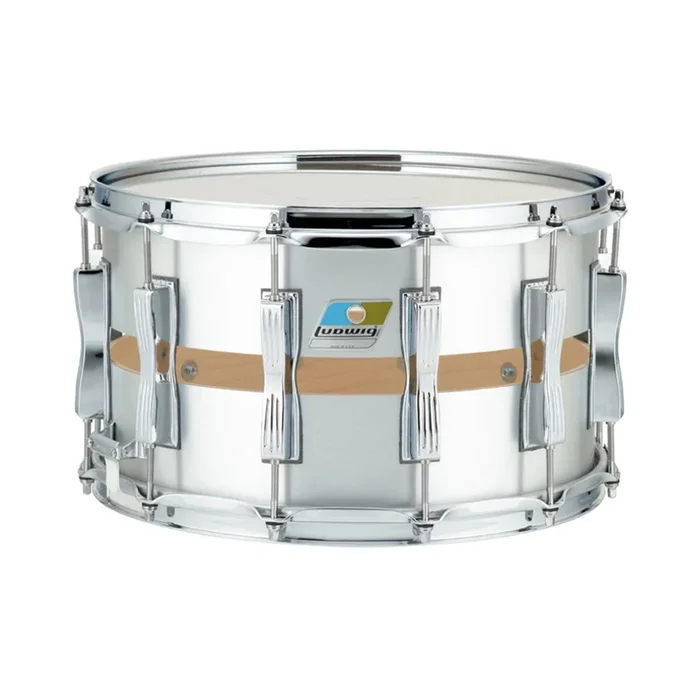 Ludwig Limited Edition Cast Aluminium Slotted Coliseum Snare Drum – 8×14-inch