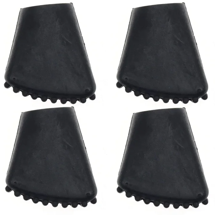 Ludwig Rubber Crutch Tip for P669 For Bass Drum Spur (4 Pack Bundle)