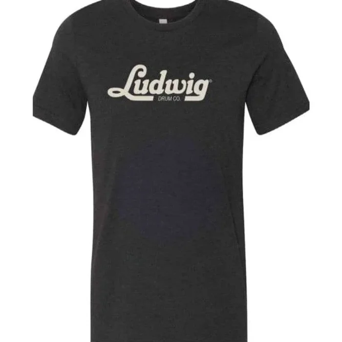 Ludwig Script Logo T-Shirt Medium Black