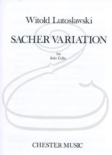 Lutoslawski (Schiff): Sacher Variation (cello) Chester Music