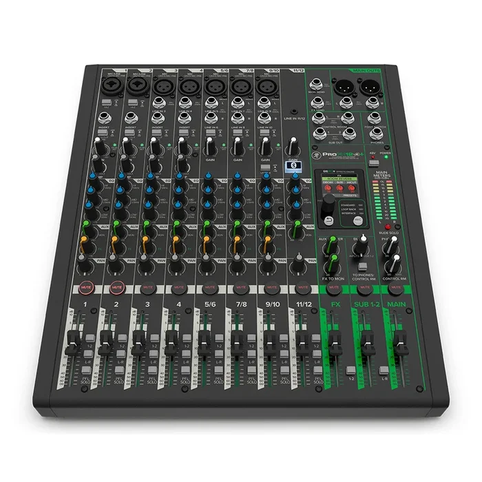 Mackie PROFX12V3+ 12-Channel Analog Mixer w/USB