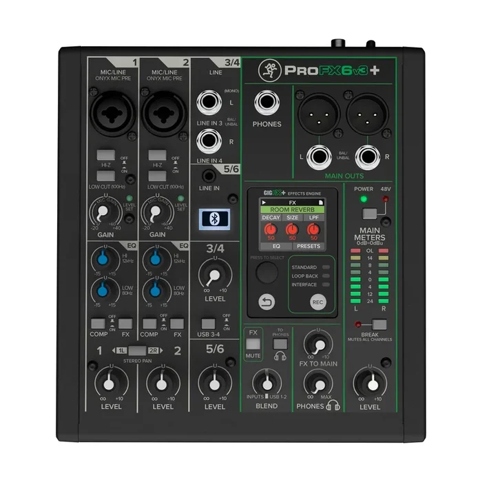 Mackie Profx6v3+ 6-Channel Mixer