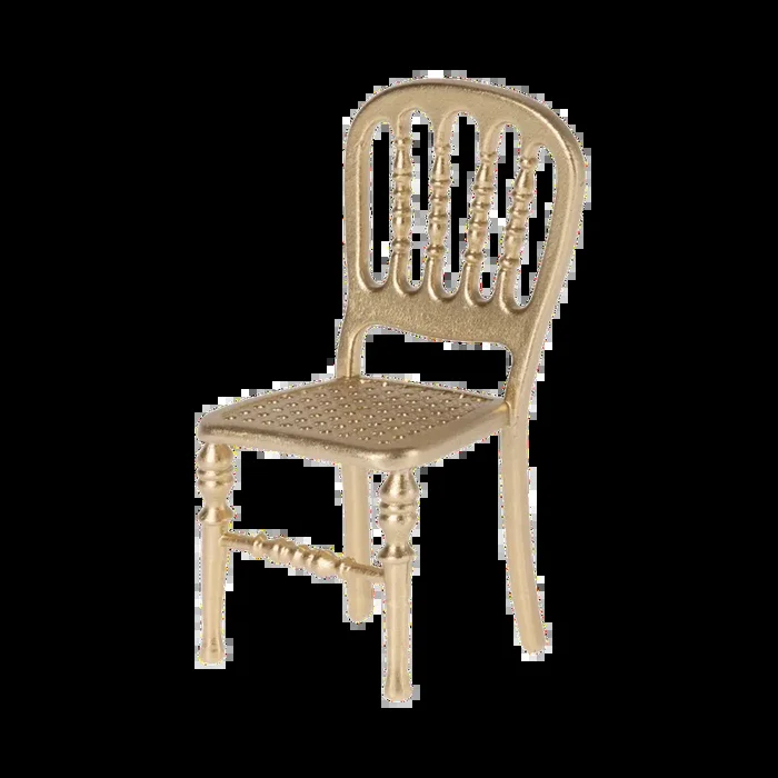 Maileg single gold chair for mice