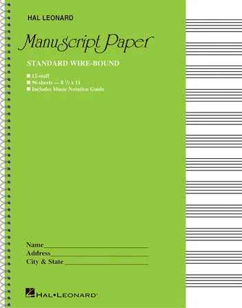Manuscript Paper