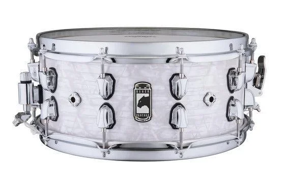 Mapex Black Panther Heritage Snare Drum | White Strata