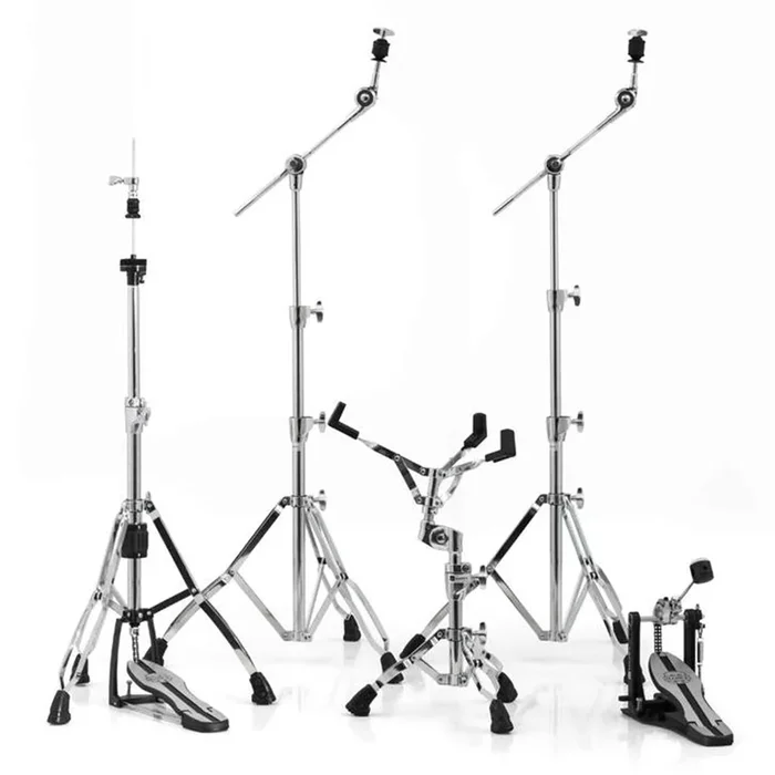 Mapex Mars 600 Chrome Hardware Pack with Two Booms, Snare Stand, Hi-Hat Stand and Single Pedal