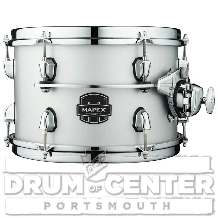 Mapex Saturn Evolution Birch Bass Drum (w/Mount) 20×14 Iridium Silver