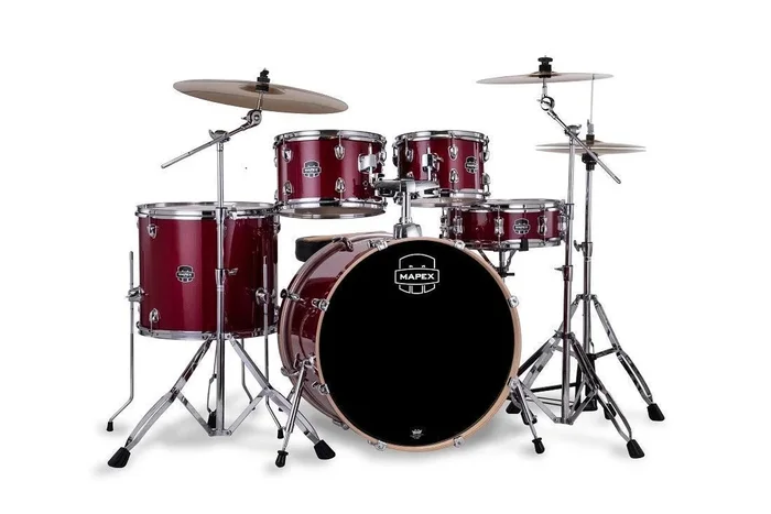 Mapex Venus 5 Piece Drum Kit | Crimson Red Sparkle