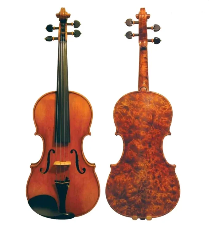 Maple Leaf Strings – Burled Maple Full Size Violin (MLS530)