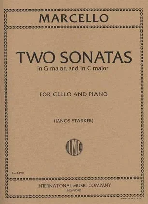 Marcello, Benedetto (Starker): 2 Sonatas #1 in G and C (cello & piano)