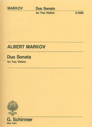 Markov, Albert: Duo Sonata for Two Violins