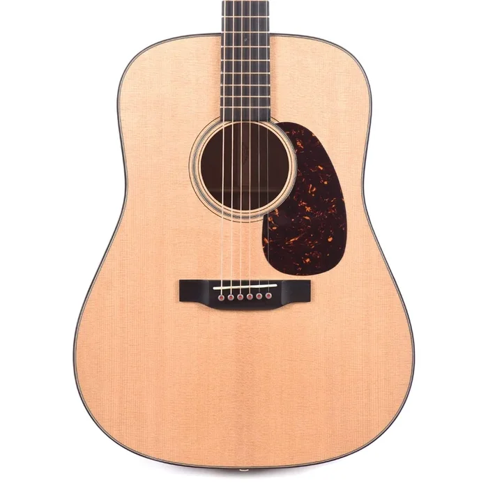 Martin D-18E Modern Deluxe Natural w/Fishman Aura VT Blend NAMM Booth 2020