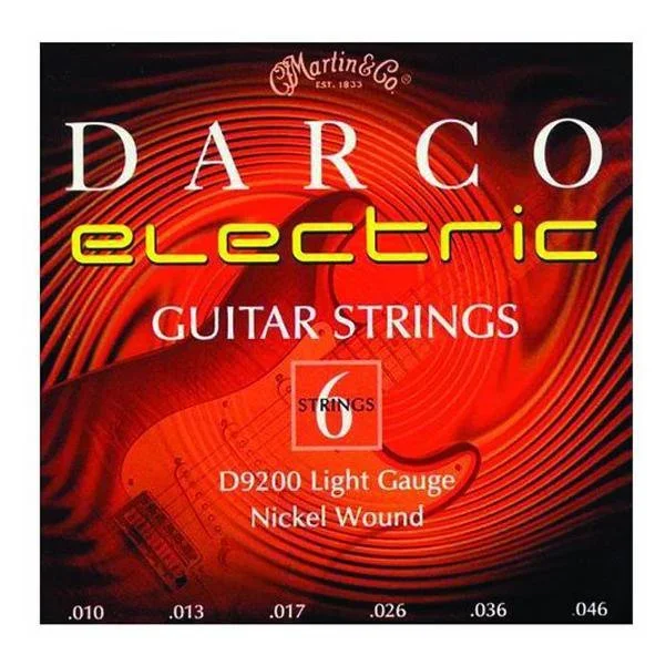 Martin D9200 Darco Nickel Wound Electric Guitar Strings Light – 0.010-0.046