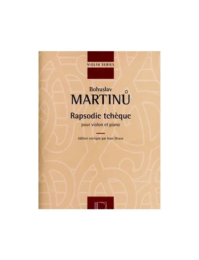 Martinu, Bohuslav: Rapsodie (rhapsody) Tcheque (violin & piano)