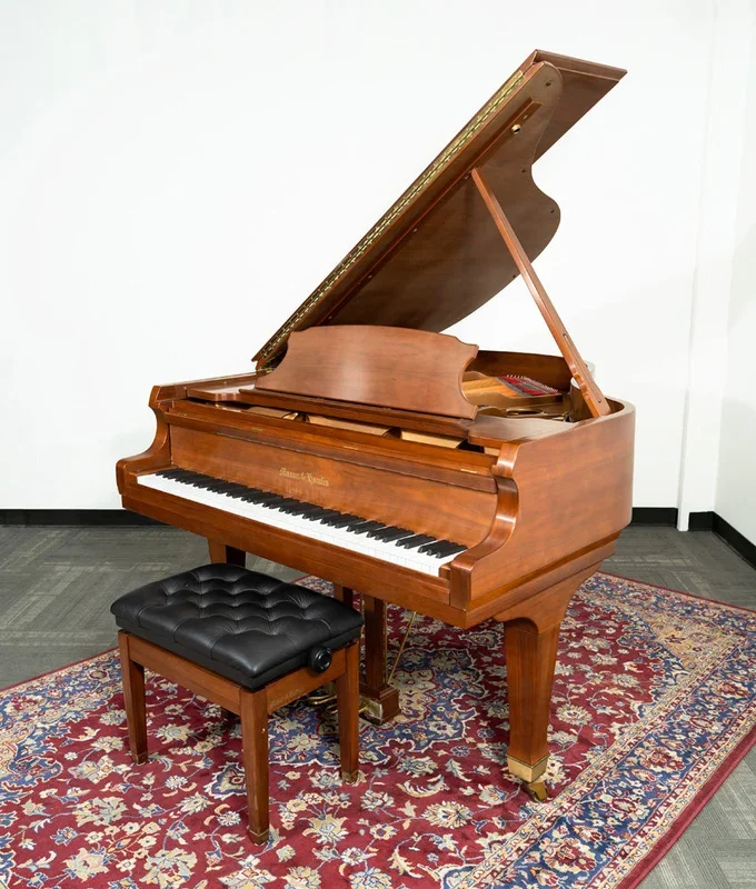 Mason and Hamlin 5′ 8 A Grand Piano | Walnut | SN: 2062 | Used