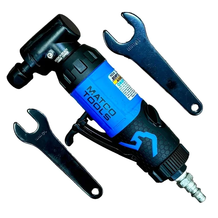 MATCO TOOLS .85 HP Pneumatic Right Angle Die Grinder – Blue (MT5883B)