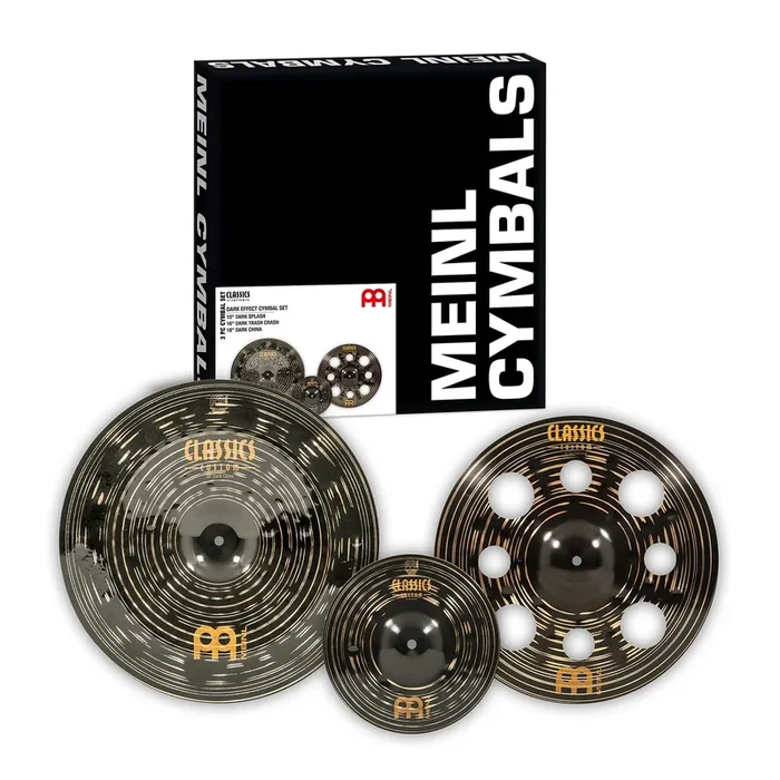 Meinl Cymbals CCD101618 Classics Custom Dark Effect Cymbal Pack