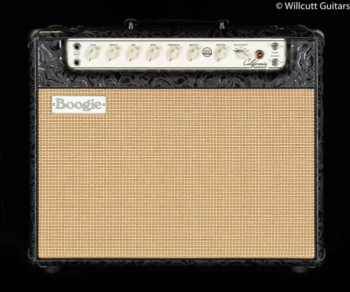Mesa Boogie California Tweed 6V6 4:40 1×12 Combo Black Floral Embossed Leather