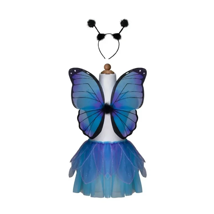midnight butterfly tutu with wings and headband