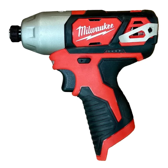 Milwaukee M12 12V 1/4″ Cordless Hex Impact Driver w/ Battery & Charger (2462-20)