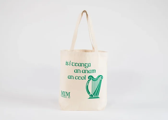 MIM Tote Bag with Irish Gaelic Quote