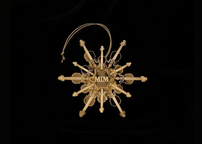 MIM Violin Snowflake Ornament