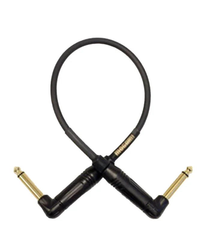 Mogami 10″ Gold Right Angled Instrument Cable