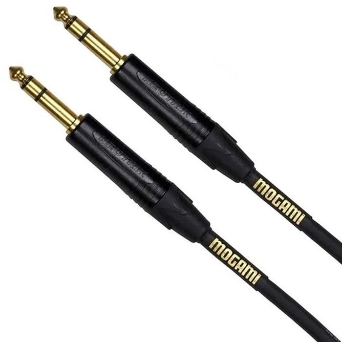 Mogami 10FT Gold Series Stereo TRS Cable – Straight/Straight