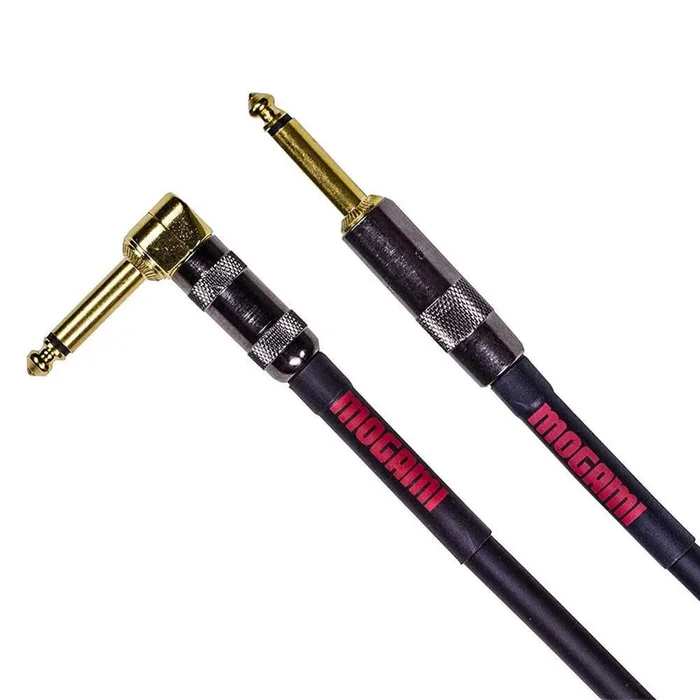 Mogami MOG-OD20R – Overdrive Series Instrument Cable – Angled/Straight (20ft)
