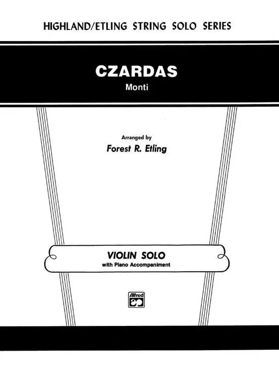 Monti, Czardas for Violin and Piano (Alfred)