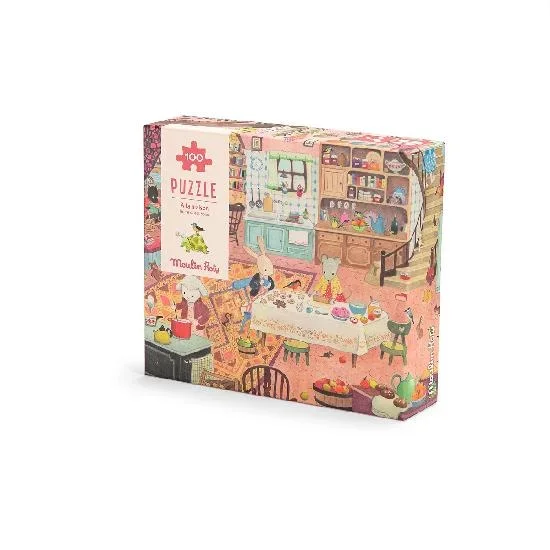 Moulin Roty Grande Famille – at home puzzle 100pcs