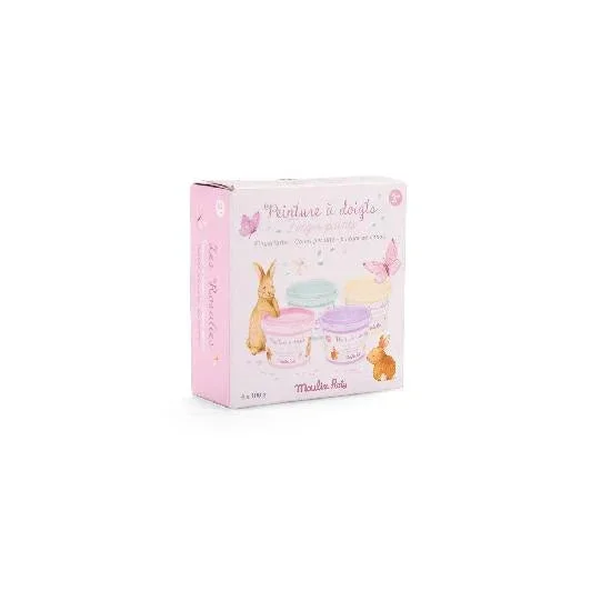 Moulin Roty Les Rosalies – 4 pastel finger paints