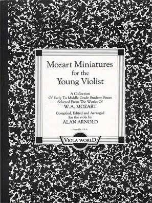 Mozart, W.A. (Arnold): Mozart Miniatures for the Young Violist (viola & piano)