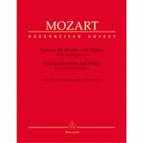 Mozart, W.A.: Four Early Sonatas KV6-9 Vol.1 (piano & violin) Barenreiter