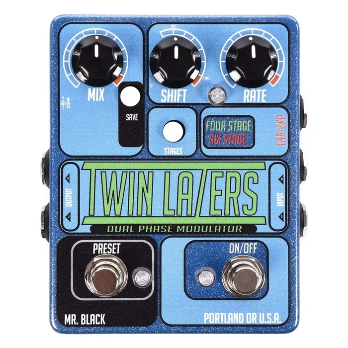 Mr. Black Twin-Lazers True Stereo Phase Shifter & Modulator