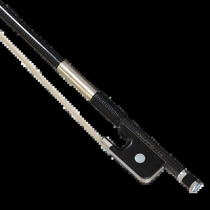 Muesing Cello Bow: L6 Carbon Fibre with Silver Fittings