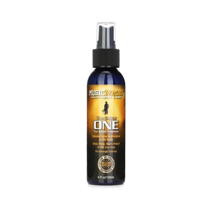 MusicNomad The Guitar One All in 1 Cleaner, Polish & Wax – 4-oz. Bottle