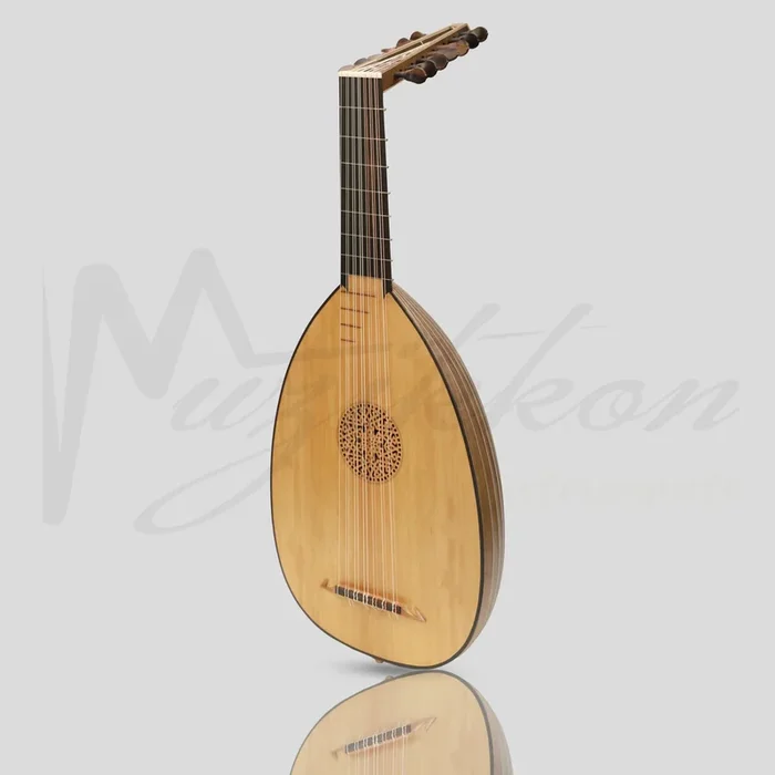 Muzikkon Renaissance Lute 7 Course Deluxe Left Hand After Hieber